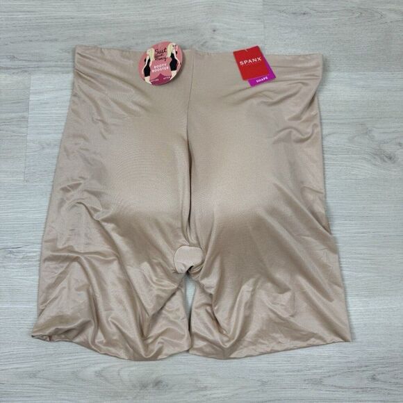 SPANX Booty Booster Mid Thigh Biker Short Size 2X Nude 10194P Suit Your Fancy - Picture 1 of 3